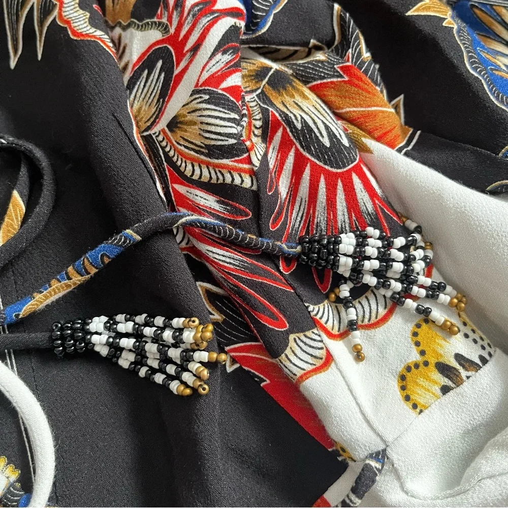 NWT FARM RIO wrap tie dress - Picture 3 of 3